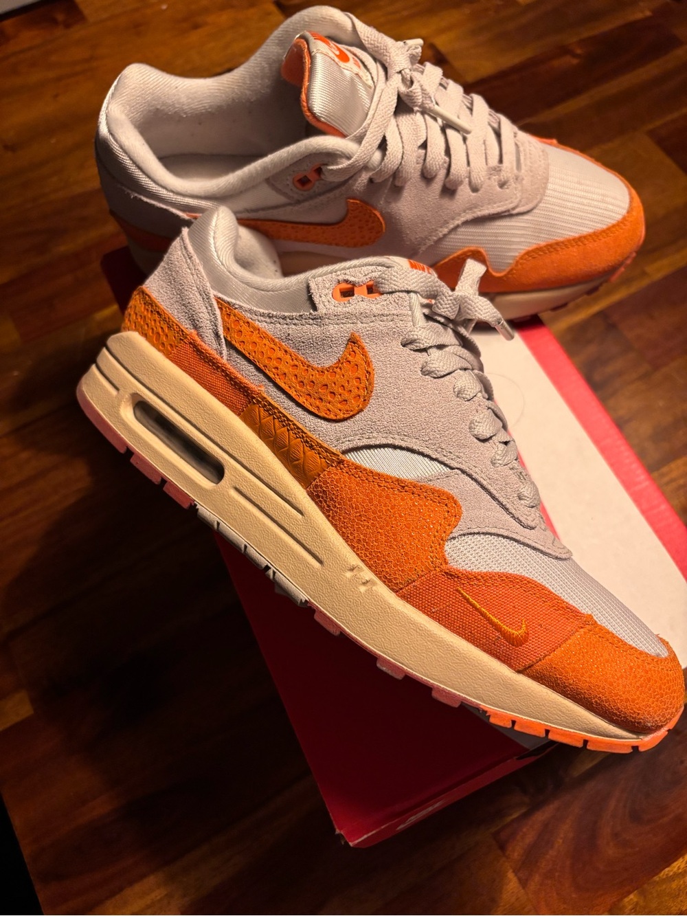 Nike Men’s Air Max Sneakers - Orange/Light Gray